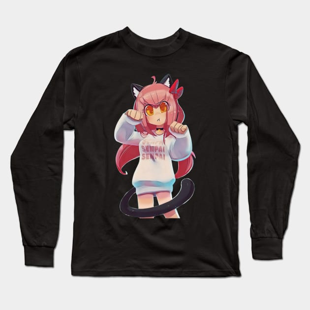 Aaron Aphmau Affection Long Sleeve T-Shirt by Fadedstar